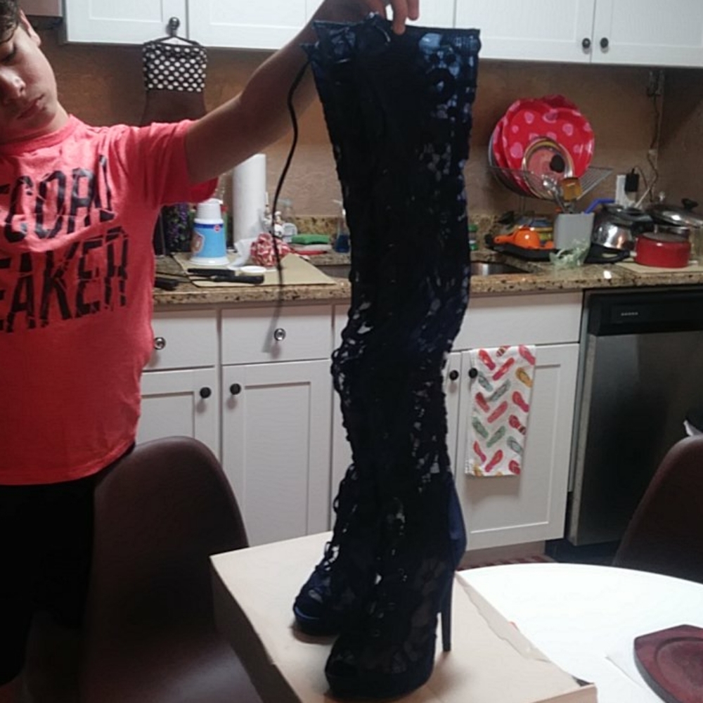 Thigh high boots